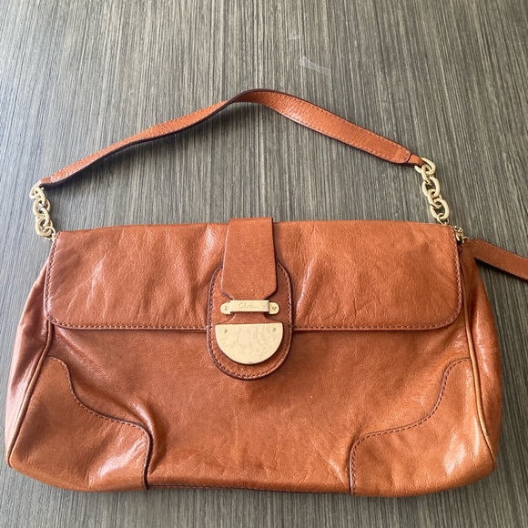 Cole Haan Handbags - Cole Haan Tan Leather Shoulder Bag